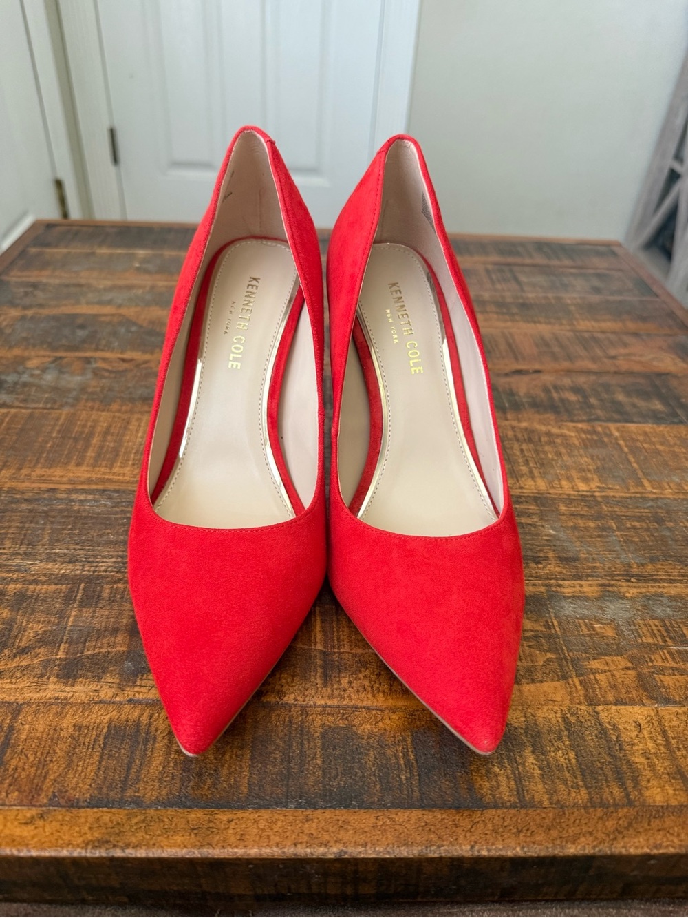 Kenneth Cole Romi Red Suede Heel